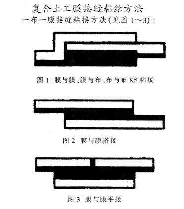 復(fù)合土工膜接縫KS膠粘方法